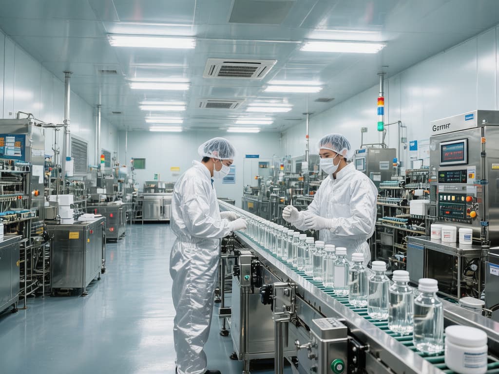 华宝堂 GMP 洁净车间实拍